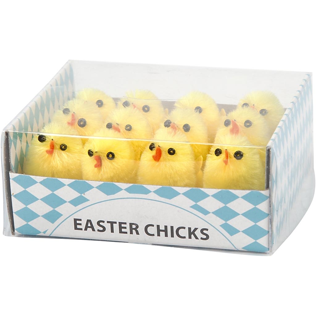 Creativ Company Yellow Easter Chicks Chenille, 12.