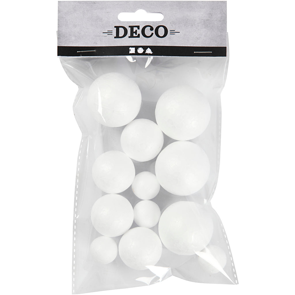 Creative Company Shyropor Balls White, 12st.