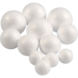 Creative Company Shyropor Balls White, 12st.