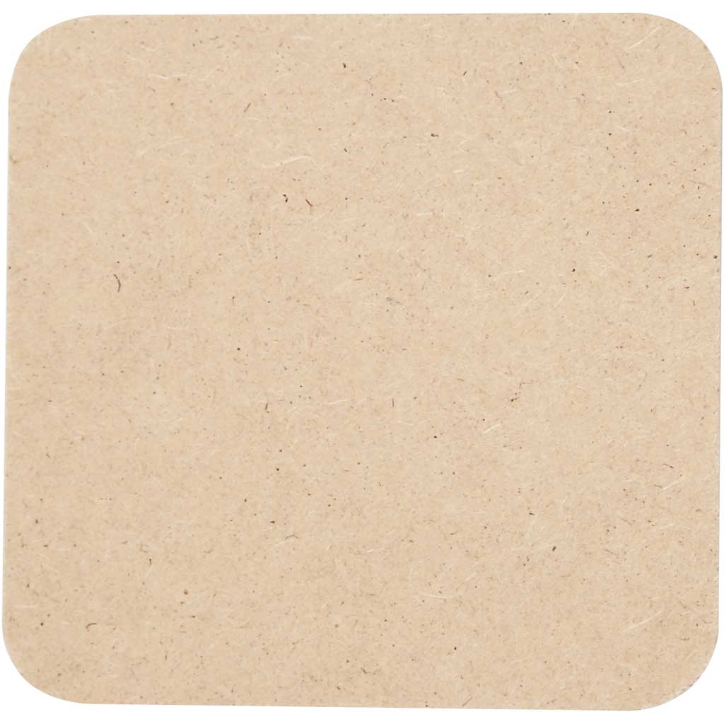 Creativ company onderzetters mdf 10x10cm, 50st.