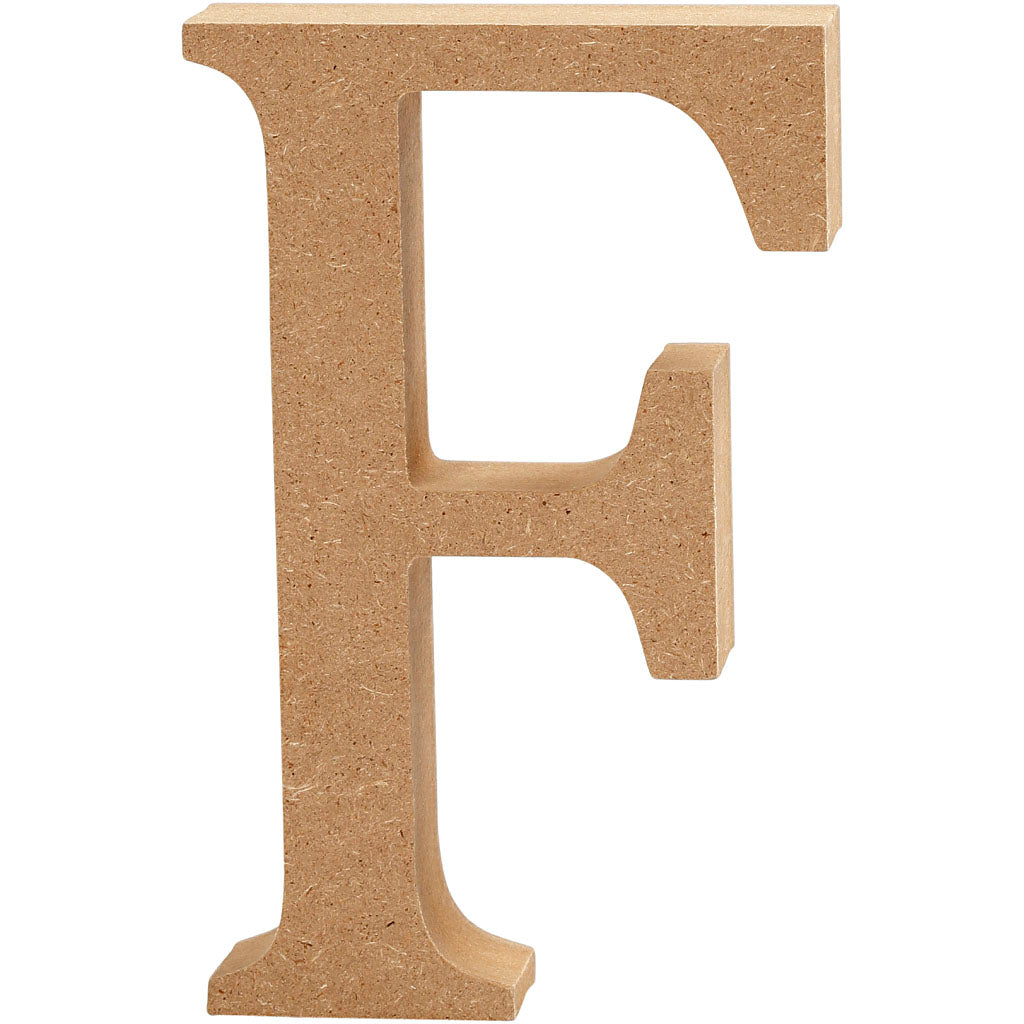 Creativ Company Letter F MDF 13CM, 1.