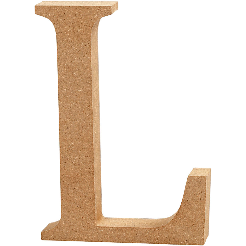 Creativ Company Letter L MDF 13cm, 1.