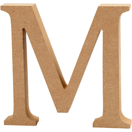 Creativ company letter m mdf 13cm, 1st.