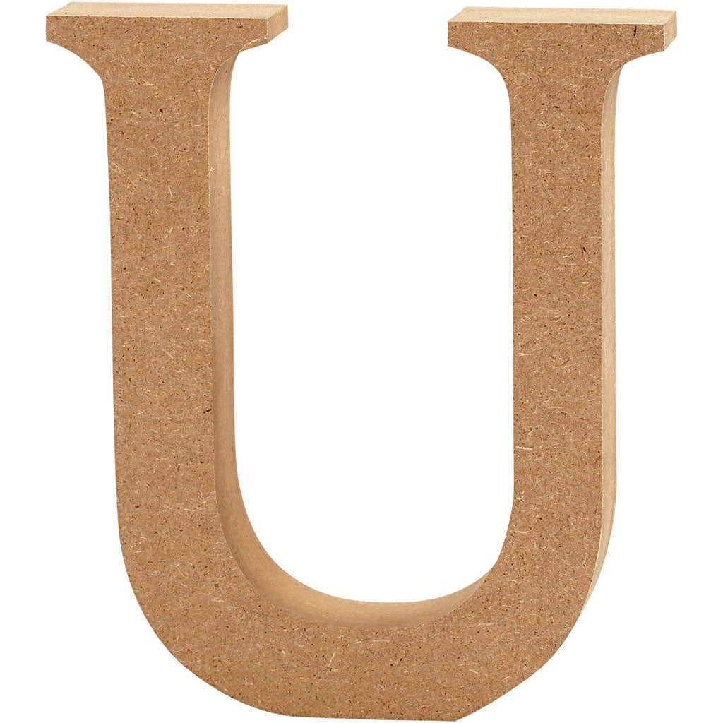 Creativ Company Letter U MDF 8cm, 1.