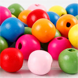 Wooden bead mix 12mm, 40th.