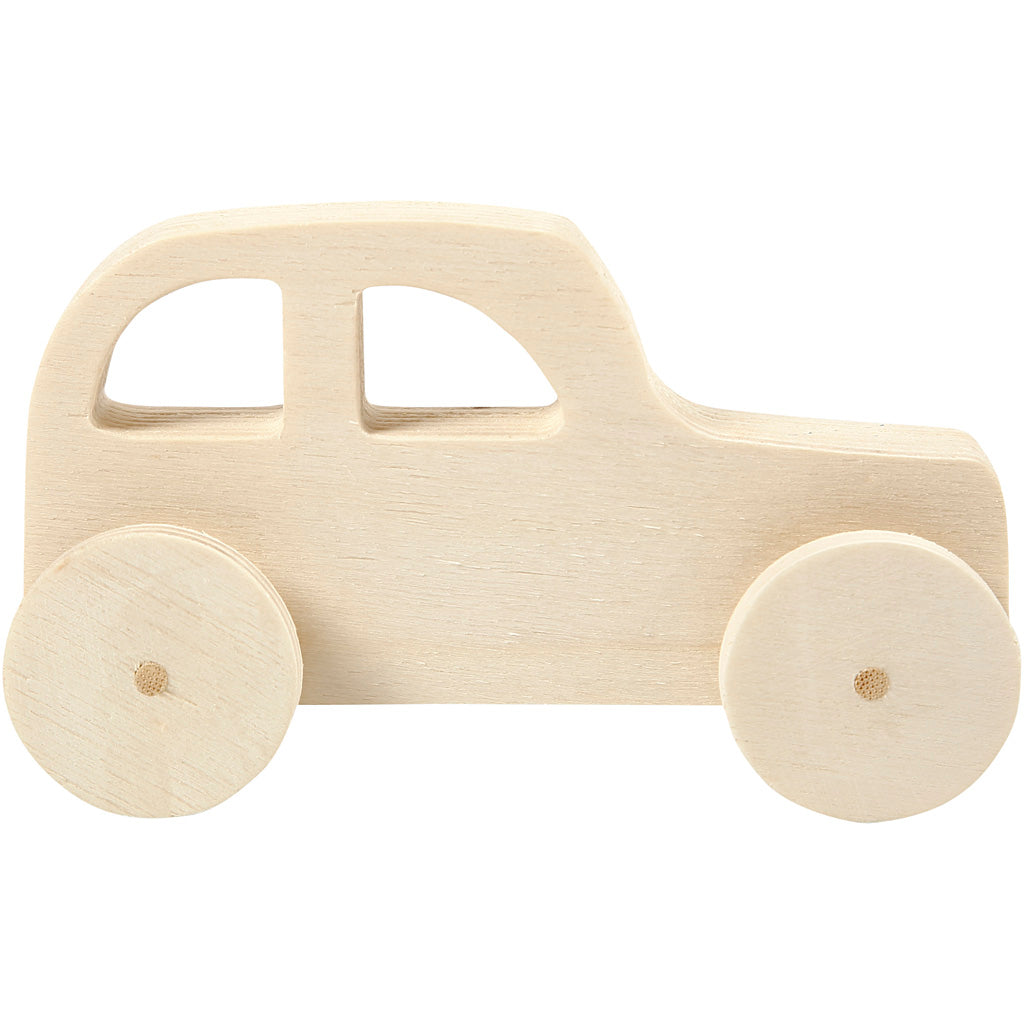 Creativ Company wooden cars, 2st.