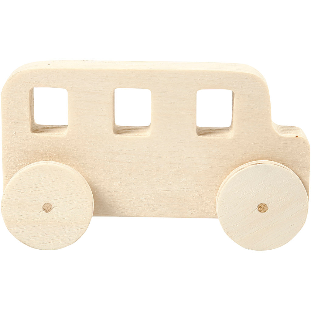 Creativ Company wooden cars, 2st.