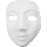 Crétiv Company Mask Velor en plastique blanc