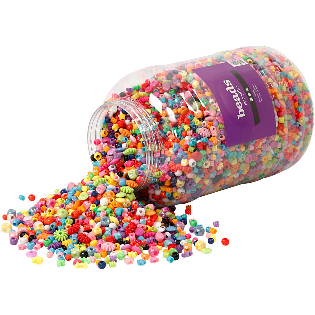 Creativ company https: www.cchobby.nl emmer-met-plastic-kralen-afm-6-20-mm-gatgrootte-1-5-6-mm-ca-8100-stuk-3000-gr-5700-ml-1-emmer
