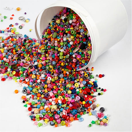 Creativ company https: www.cchobby.nl emmer-met-plastic-kralen-afm-6-20-mm-gatgrootte-1-5-6-mm-ca-8100-stuk-3000-gr-5700-ml-1-emmer