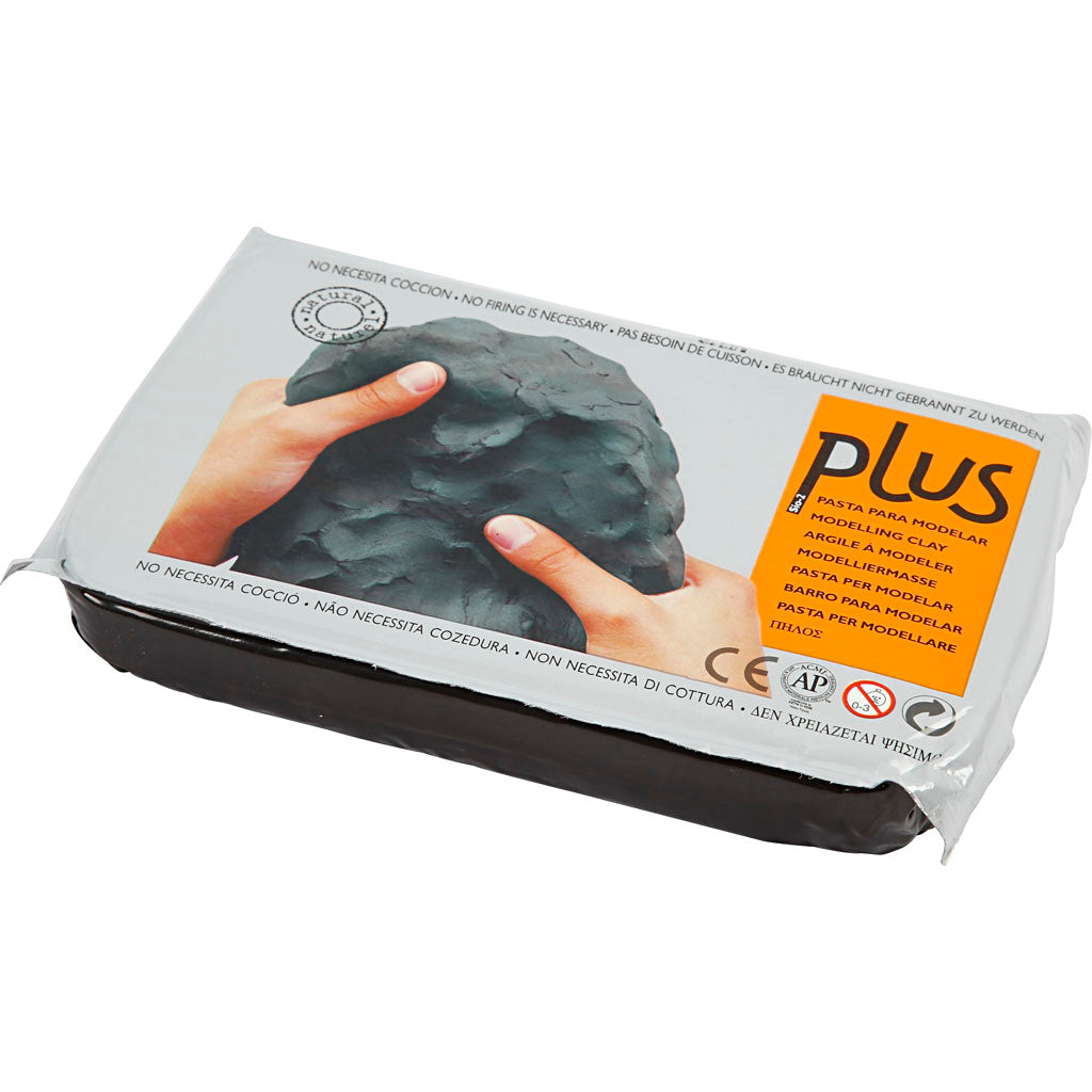 Creativ Company Self -Harding Mountain Klei Black, 1000gr