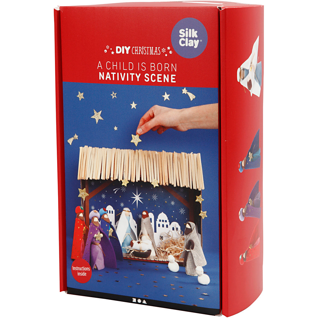 Creativ Company Wood Nativity Craft Set