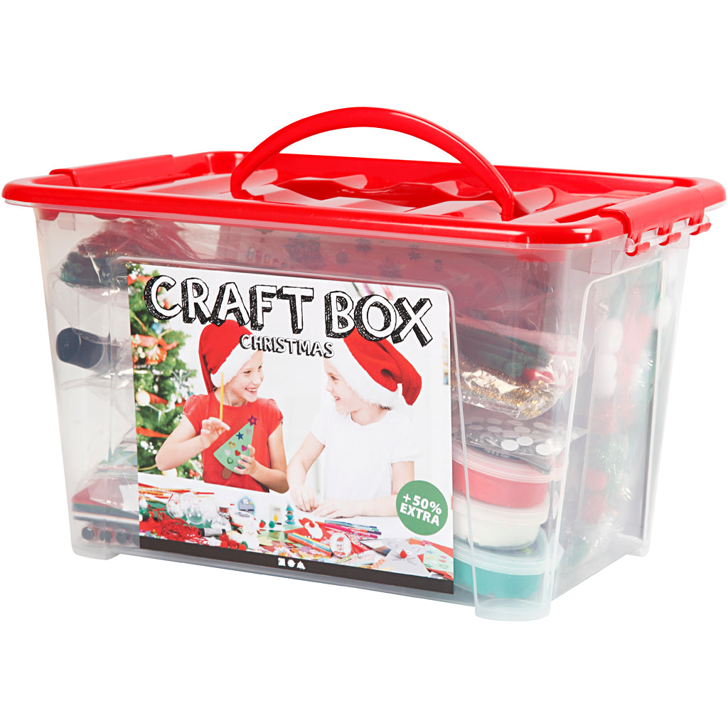 Creative Company Hobbybox Red med kreativa material