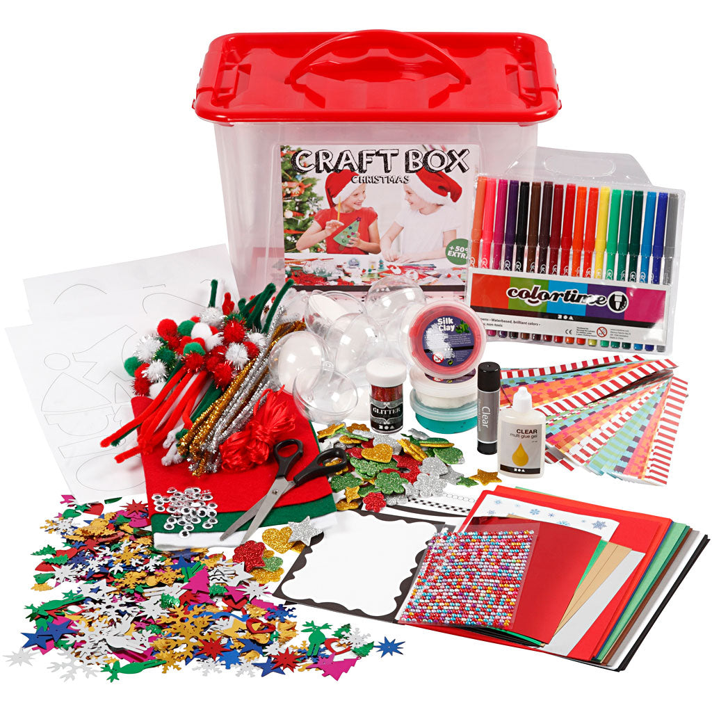 Creative Company Hobbybox Red med kreativa material