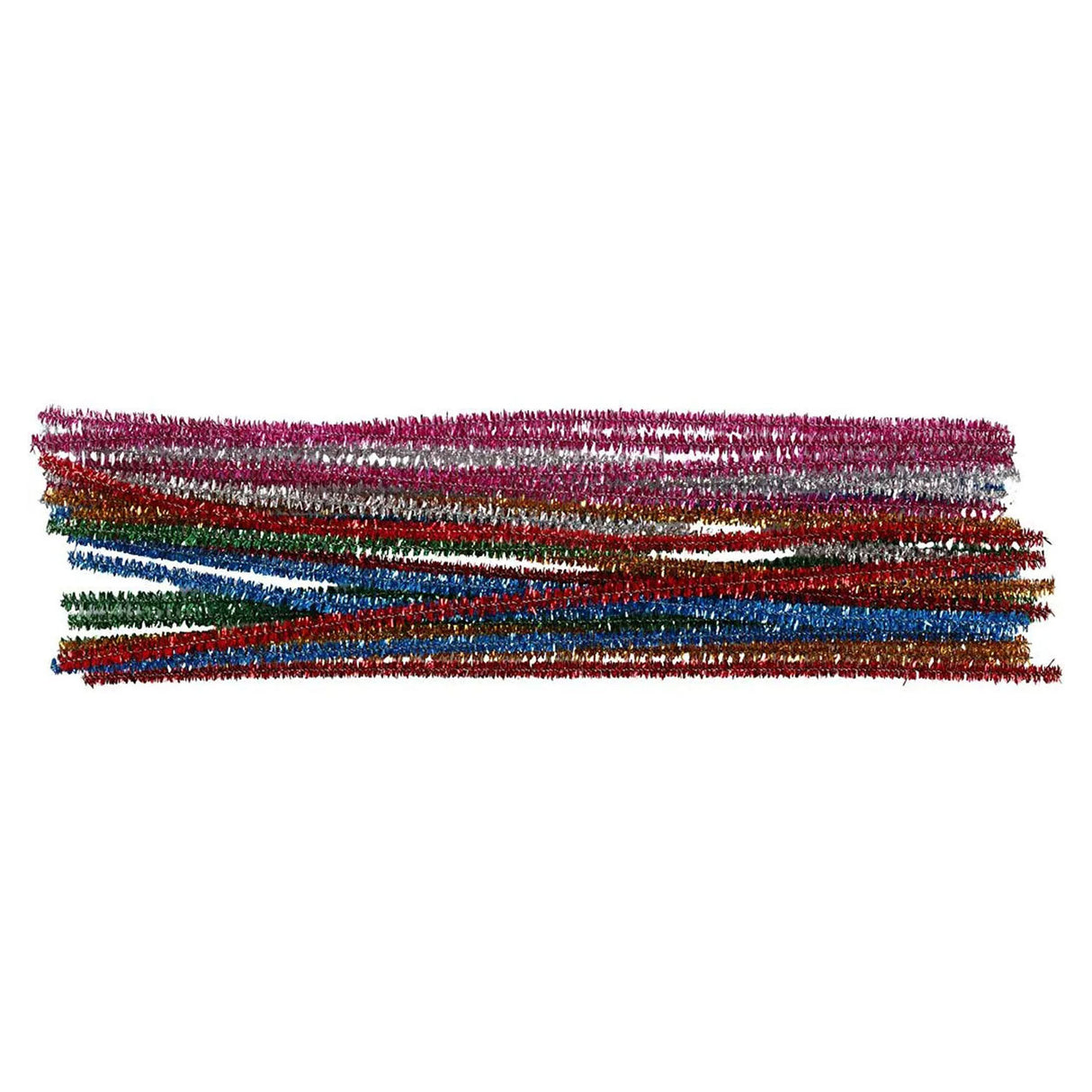 Creativ Company chenille wire strong colors glitter 30cm, 24st.