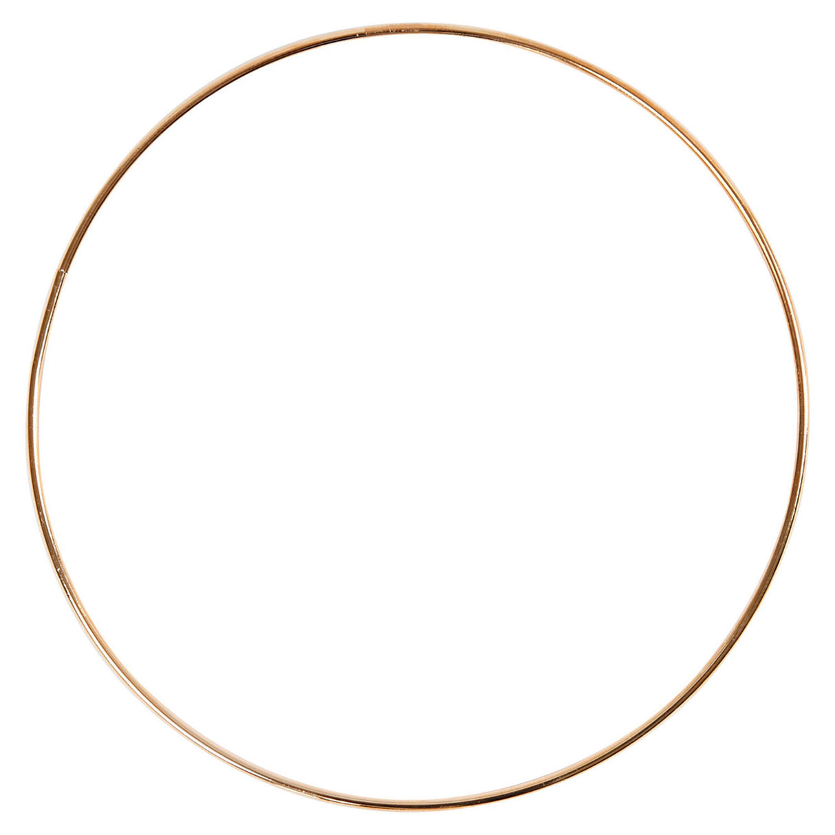 Metalen Draadring Goud, 20cm