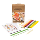 Kit de fleurs de fabrication de papier crepe