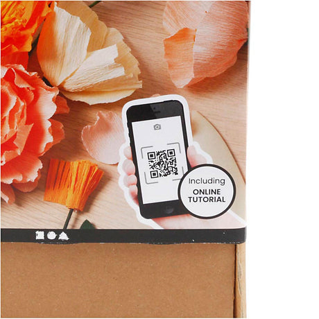 Creativ company crêpepapier bloemen maken kit