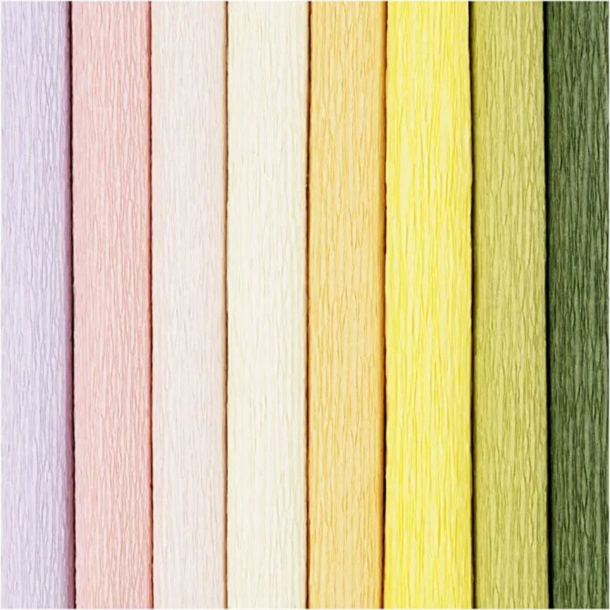 Creativ company crêpepapier pastelkleuren, 8 vellen