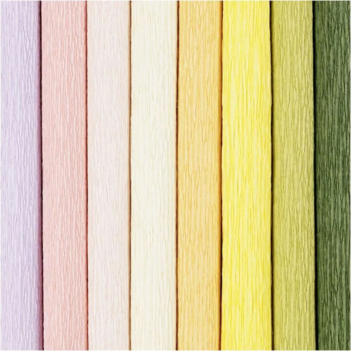 Colori pastello di carta Crep, 8 fogli