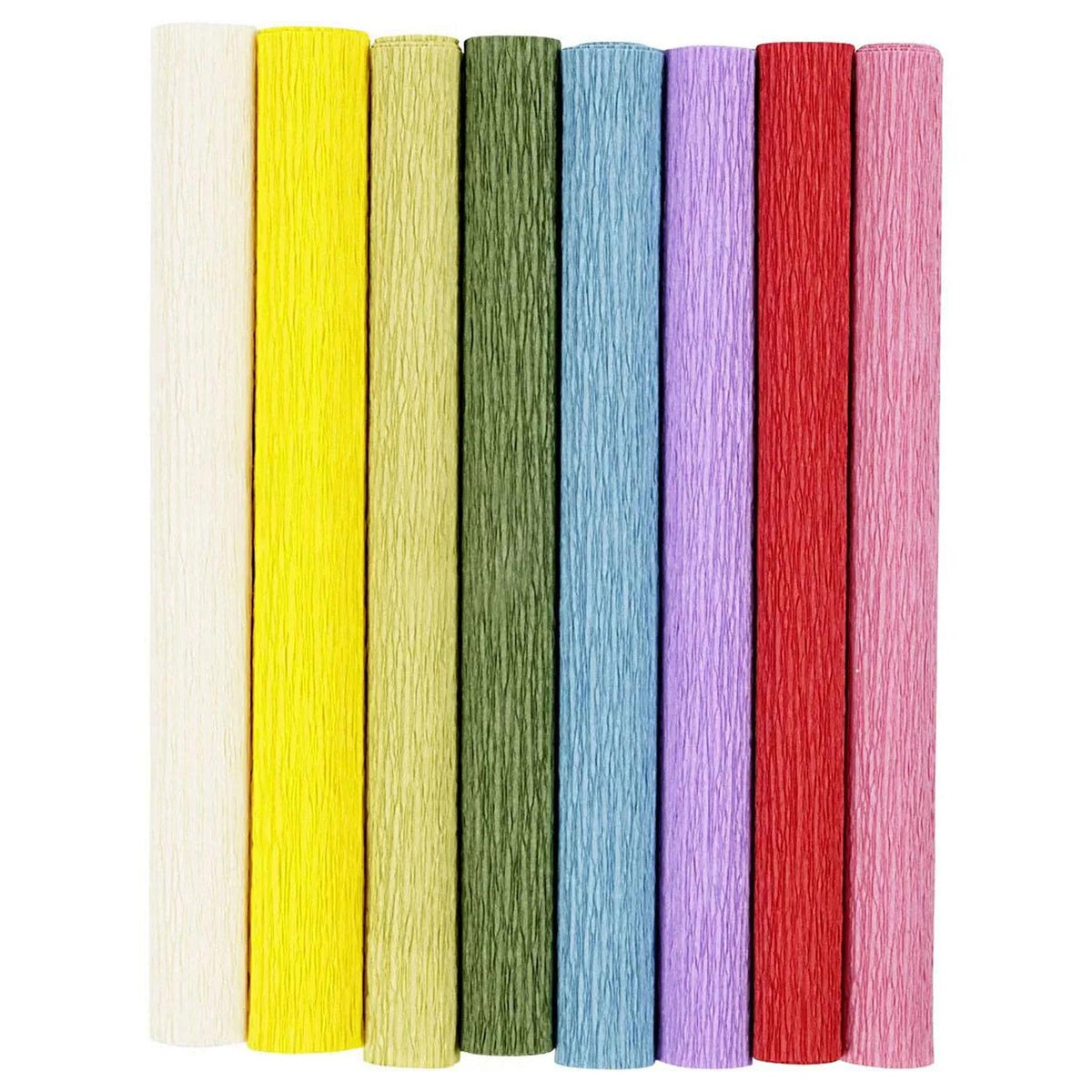 Creativ company crêpepapier standaard kleuren, 8 vellen