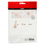 Creativ company mini creative kit macrame sneeuwvlok