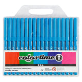 Light blue markers, 18st.