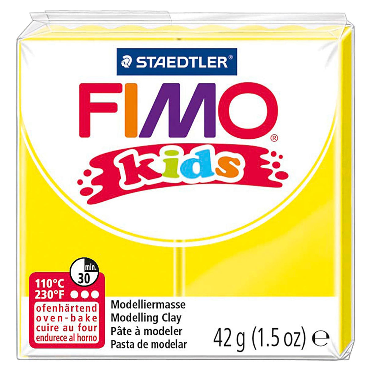 Fimo Kids Mountain Klei Geel, 42gr