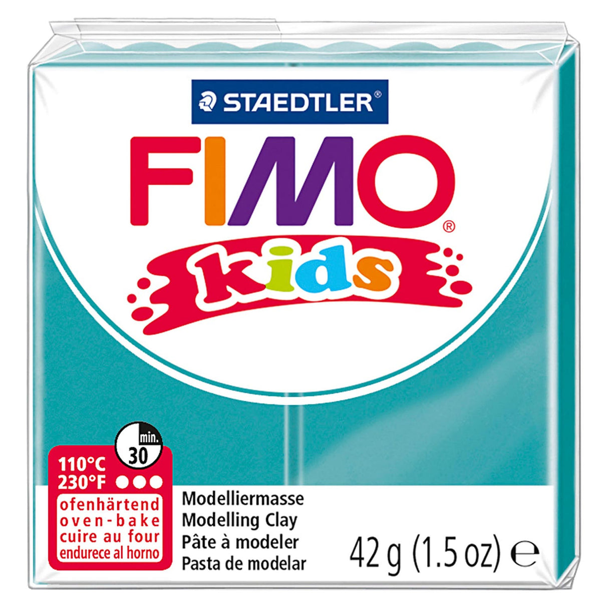 Fimo Kids Montting Klei tyrkysová, 42gr