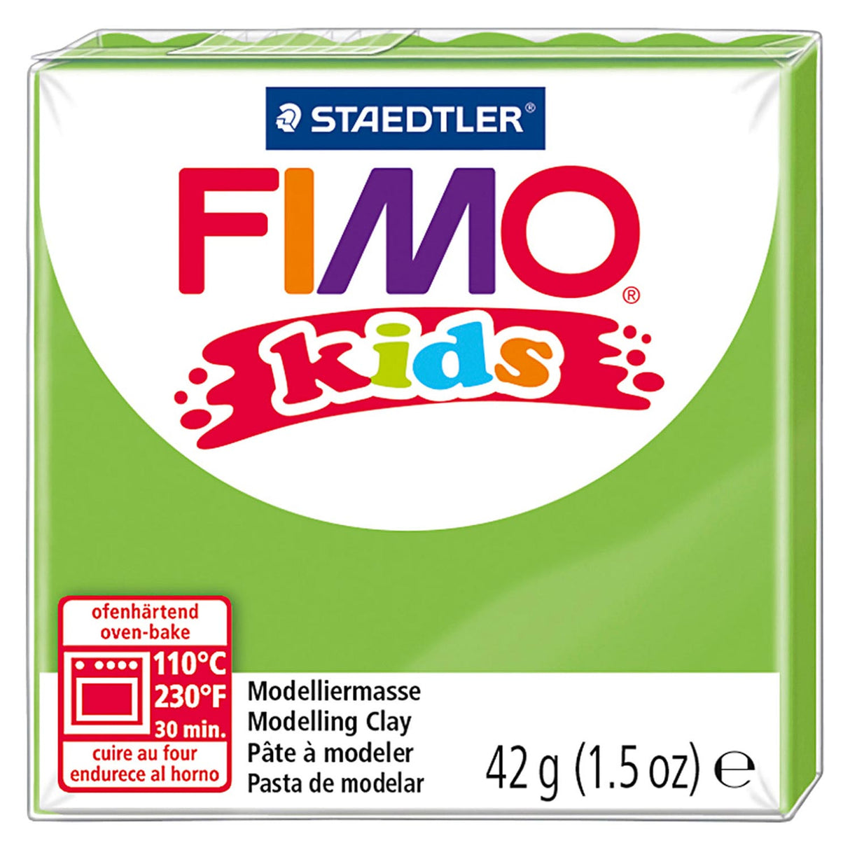 FIMO Kanner Montéierung Lehm Luucht gréng, 42GR