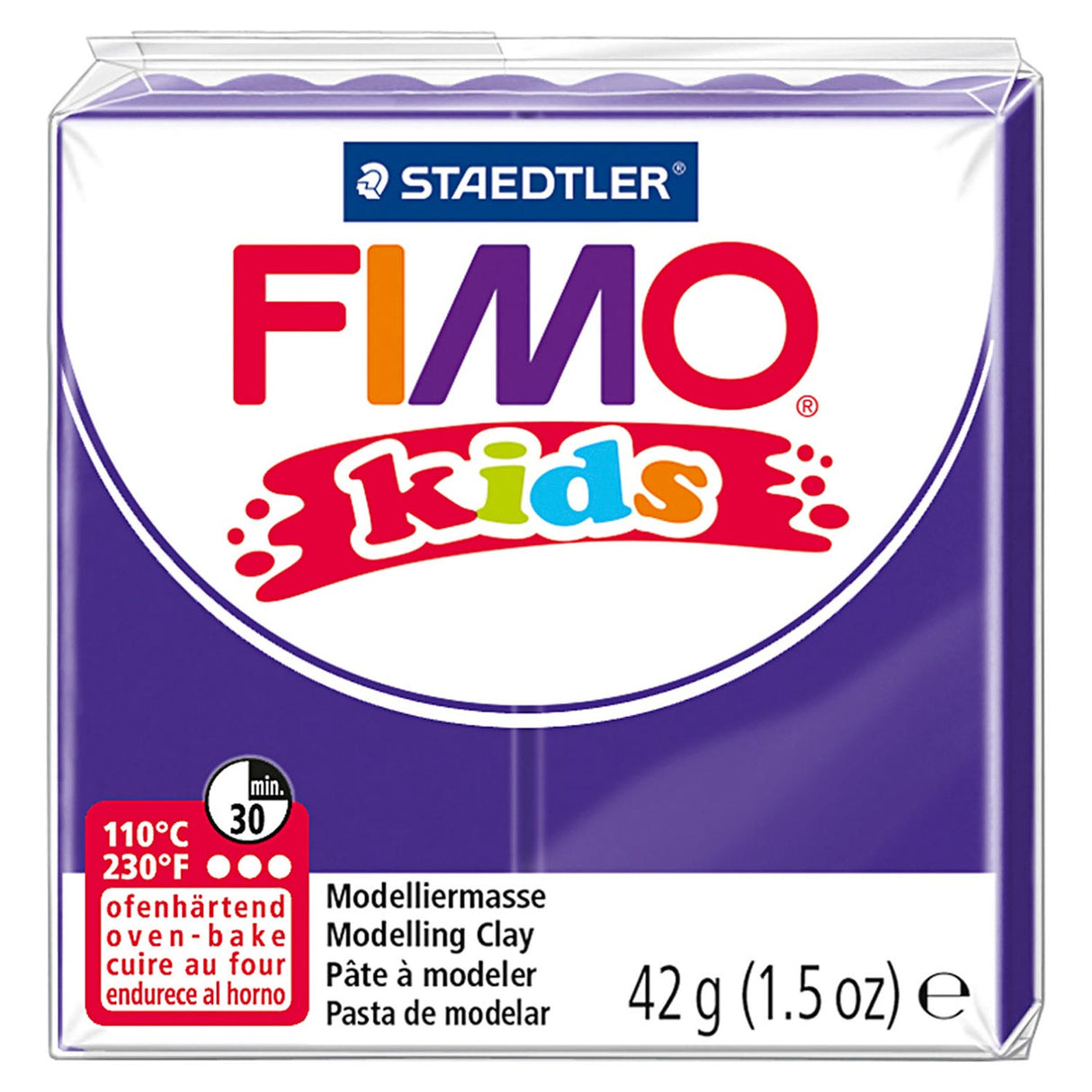 Fimo Kids Montting Clay Purple, 42gr