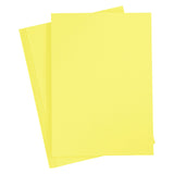 Creative Company Colored Cardboard, Canary Yellow, A4, 20 Sheets