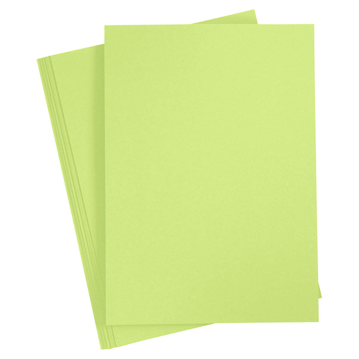 Creative Company Colored Cardboard Lime Green A4, 20 fogli