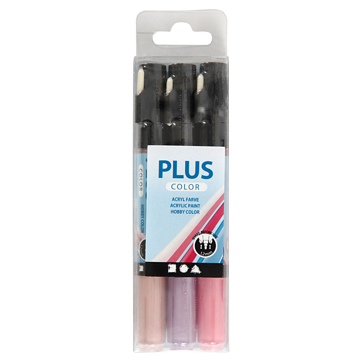 Plus Color Paint Stifts - Fuchsia, Dusty Rose, Dark Lila