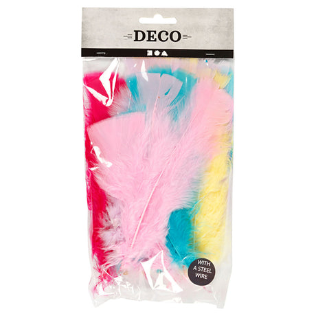 Creativ company veren in diverse kleuren 11-17cm, 18st.