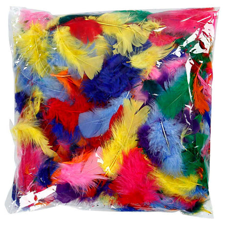 Creativ company veren in diverse kleuren 7-8cm, 50gr