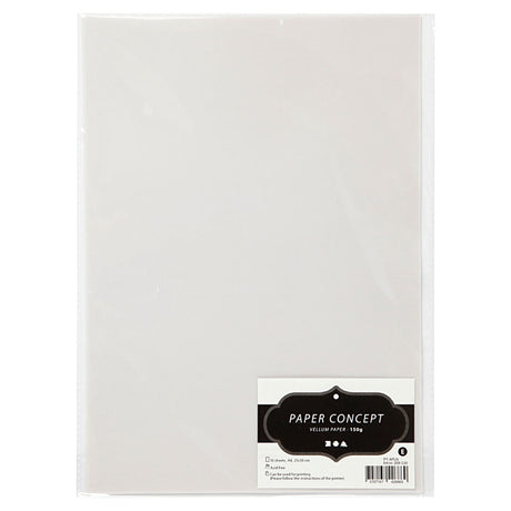 Creotime vellum papier off-white, a4 150 gr, 10 vellen