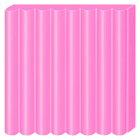 Fimo effect boetseerklei neon roze, 57gr