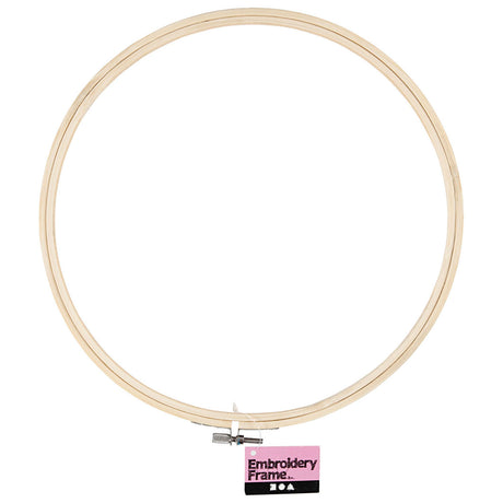 Creativ company creotime borduurframe hout 25 cm blank per stuk