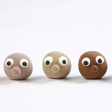 Silk clay , huidskleur, 6dlg.