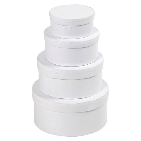 Creativ company ronde dozen van karton, 4 maten