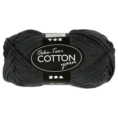 Creativ company katoengaren, antraciet, 50gr, 170m