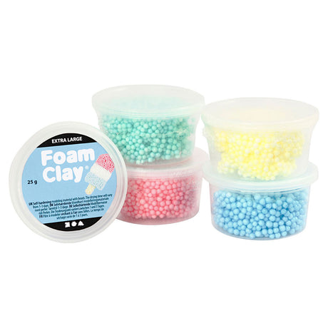 Creativ company https: www.cchobby.nl foam-clay-extra-large-diverse-kleuren-5x25-gr-1-doos