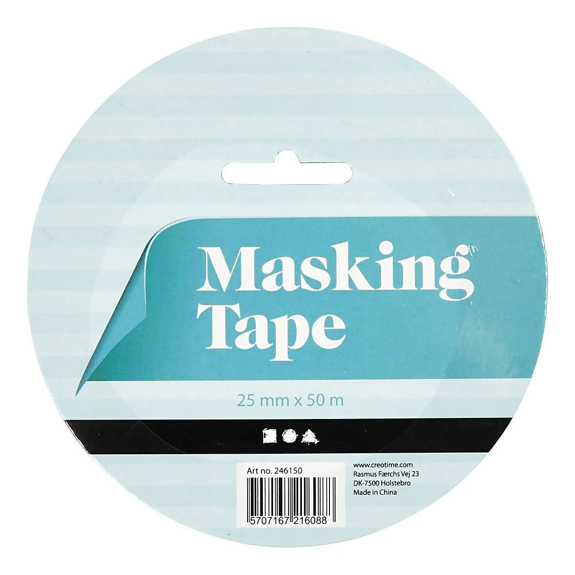 Paint tape 25mm, 50mtr.