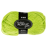 Creativ Company akrylgarn, lysegrøn, 50gr, 80 m