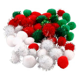 Creative Company Pompoms Christmas, 48st.