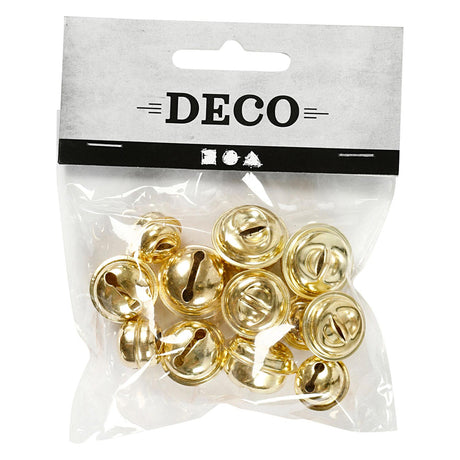 Creativ company cc belletjes goud 12 stuks
