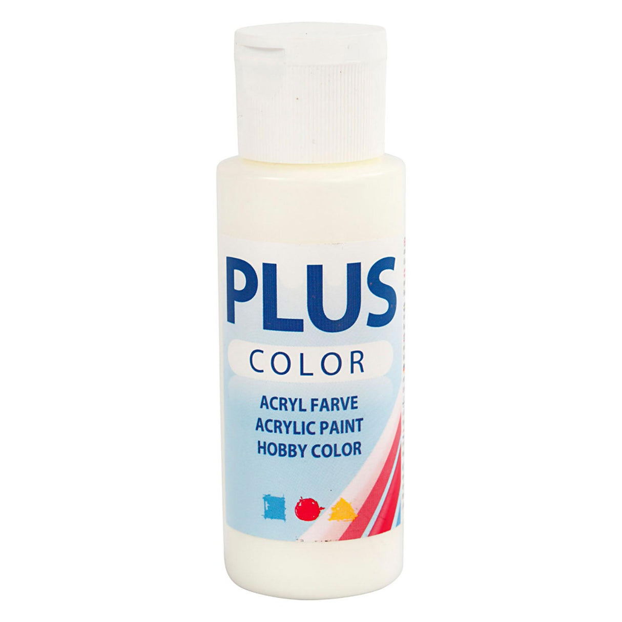 Plus Color Acrilic Paint Off-White, 60 ml