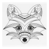 Creativ company vellen krimpfolie met motieven wilde dieren, 4st.