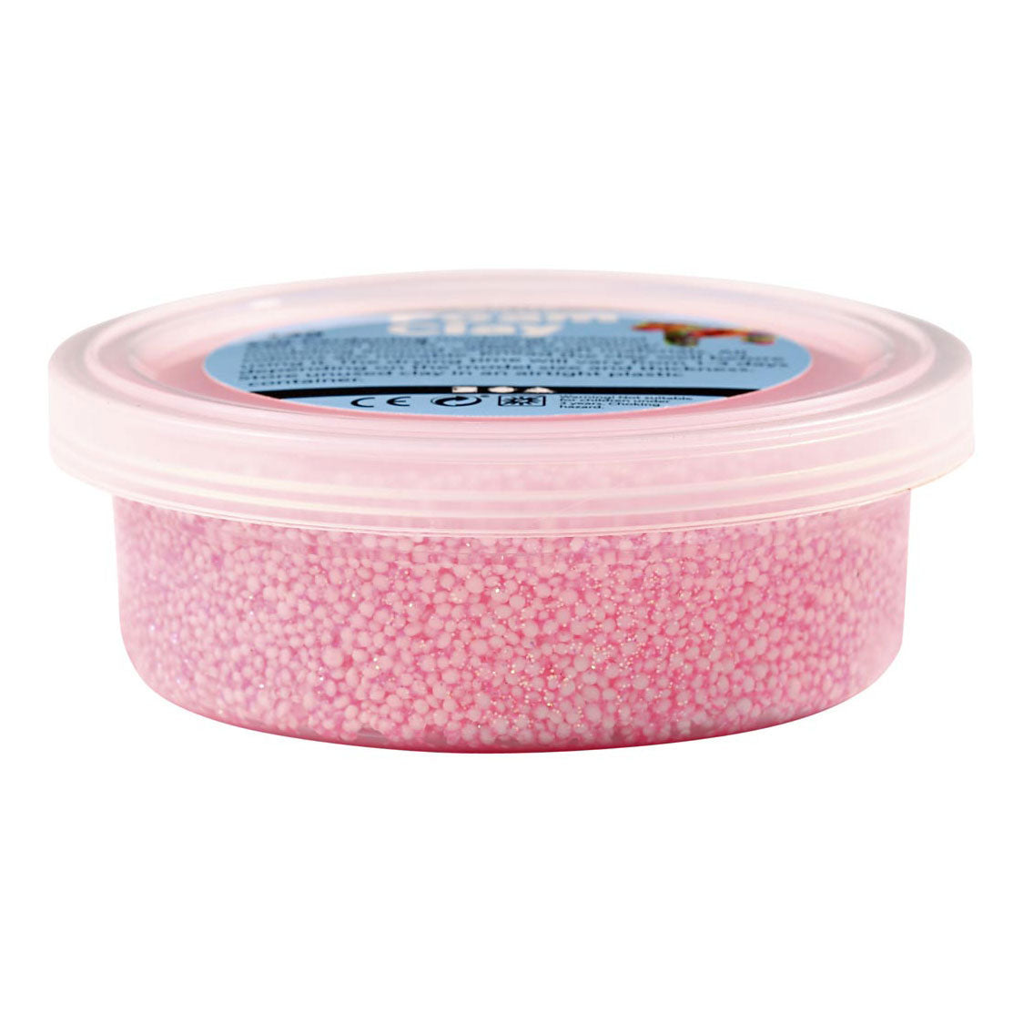 Skum Clay Pastel Colors Glitter, 6x14gr.